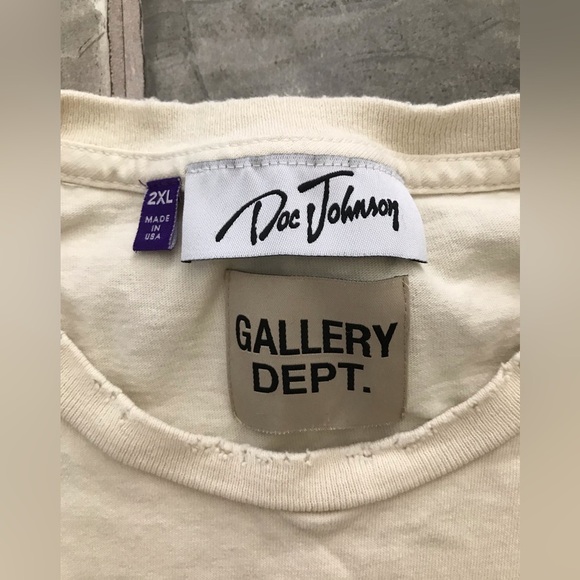 Authentic Gallery dept. X doc Johnson Cream Toymaker T Shirt Size 2XL XXL - Picture 3 of 10